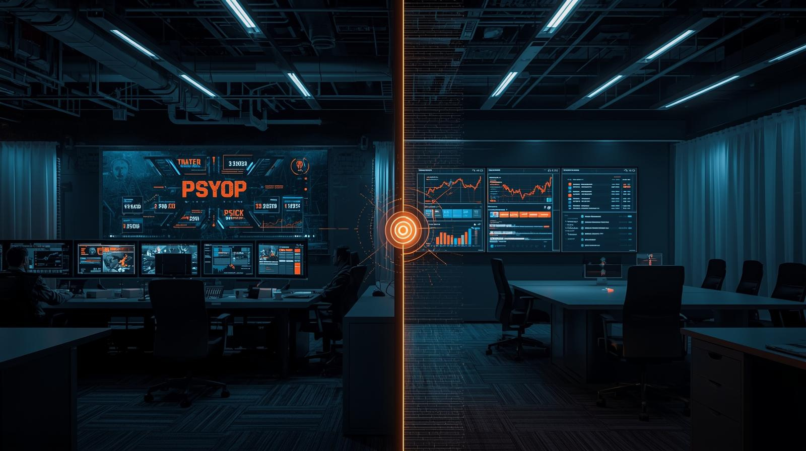 Military psychological operations connection to social media